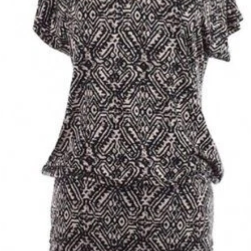 Black and White Tribal maze xl Women's dress jeans by buffalo
